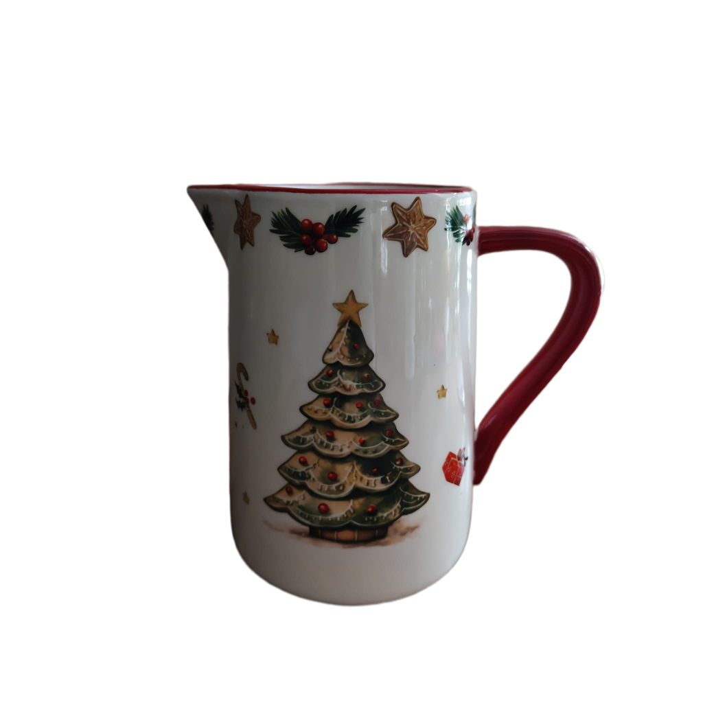 Weihnachtskrug Vorderansicht Original mit weißem Hintergrund